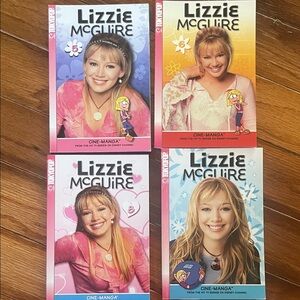 Lizzie McGuire Tokyopop Cine-Manga Set of 4 volumes 5-8 vintage